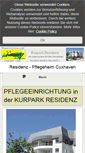 Mobile Screenshot of pflegeheim-cuxhaven.de